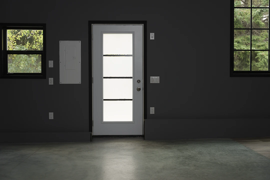 2 windows and a door with glazing at studio 342