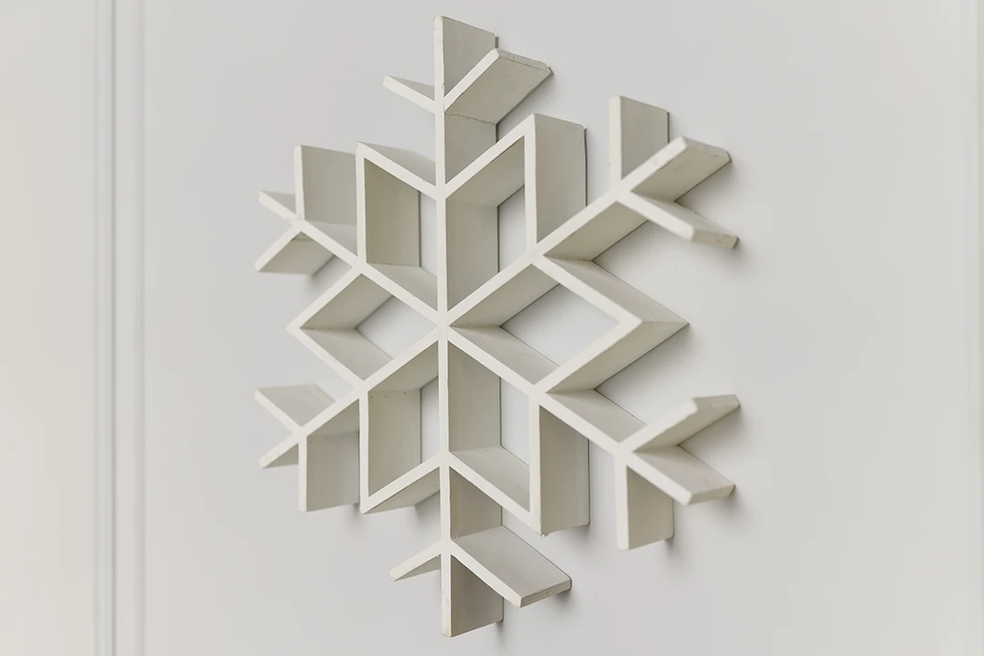 snowflake Christmas ornament