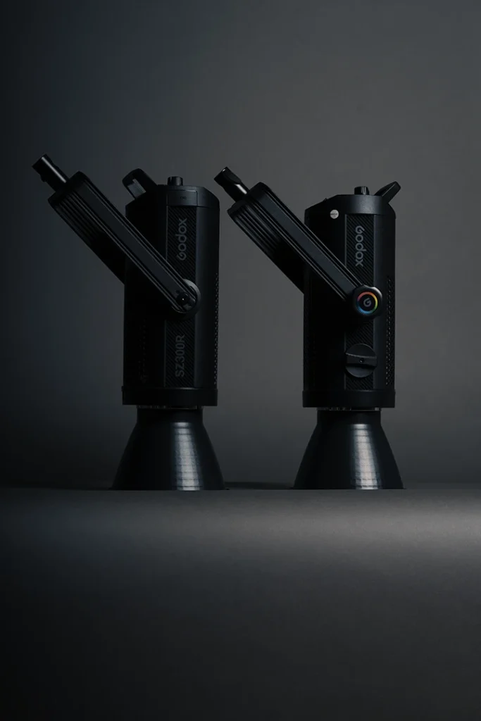 2 photography lights