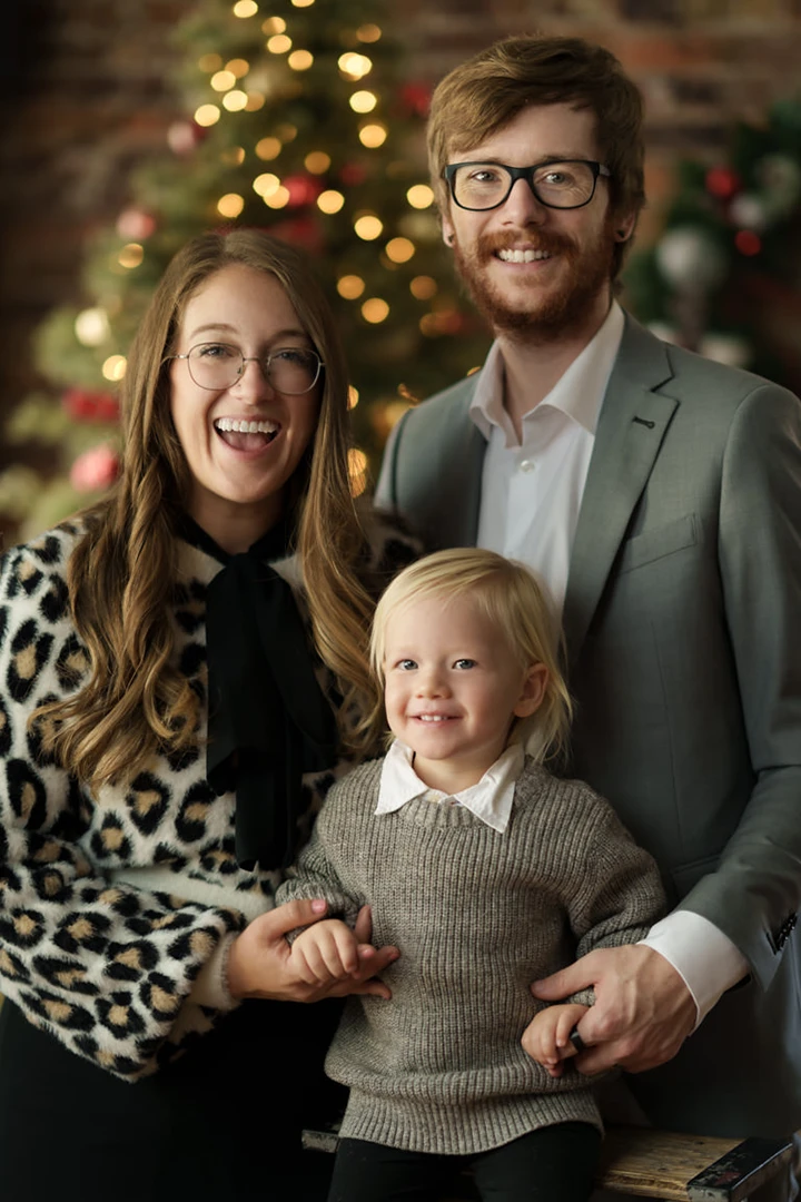 family XMAS mini session - studio 342 photographer
