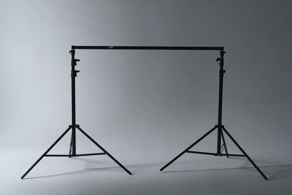 cross section sitting on stands - photo gear for rent