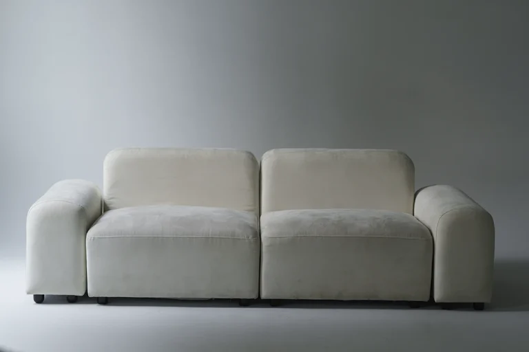 white modular sofa for rent - studio 342