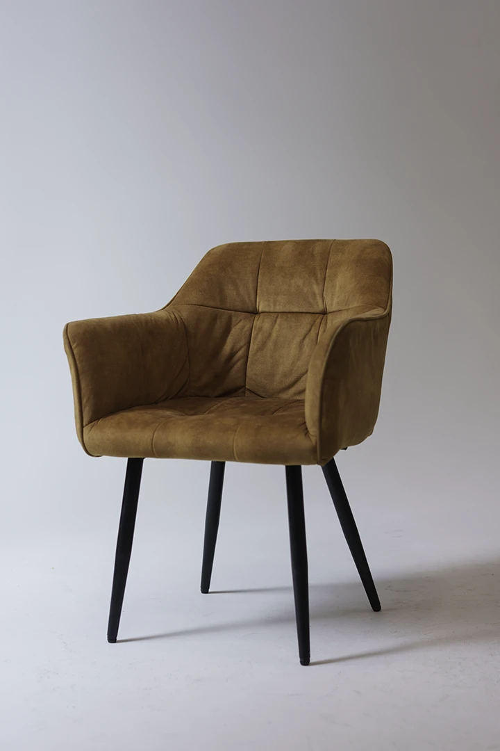 dining chair in mustard yellow for rent at photo studio for rent in Calgary